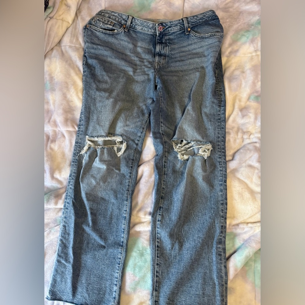 edge Light Blue Washed Denim Jeans size 20 long